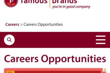 FAMOUS BRANDS LEARNERSHIP OPPORTUNITIES 2024/2025