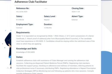 CLINIC ADHERENCE CLUB FACILITATORS 12 MONTHS CONTRACT