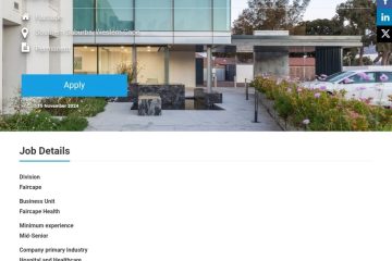 FAIRCAPE CARERS OLD AGE FACILITIES JOBS